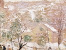 Rippl-Rónai József Tél a Gellérthegy alatt című festménye