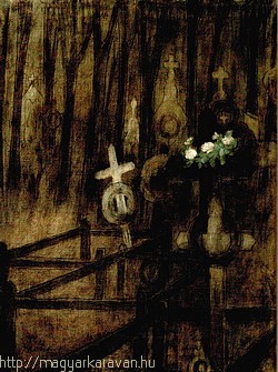 Rippl-Rónai József Temető című festménye
